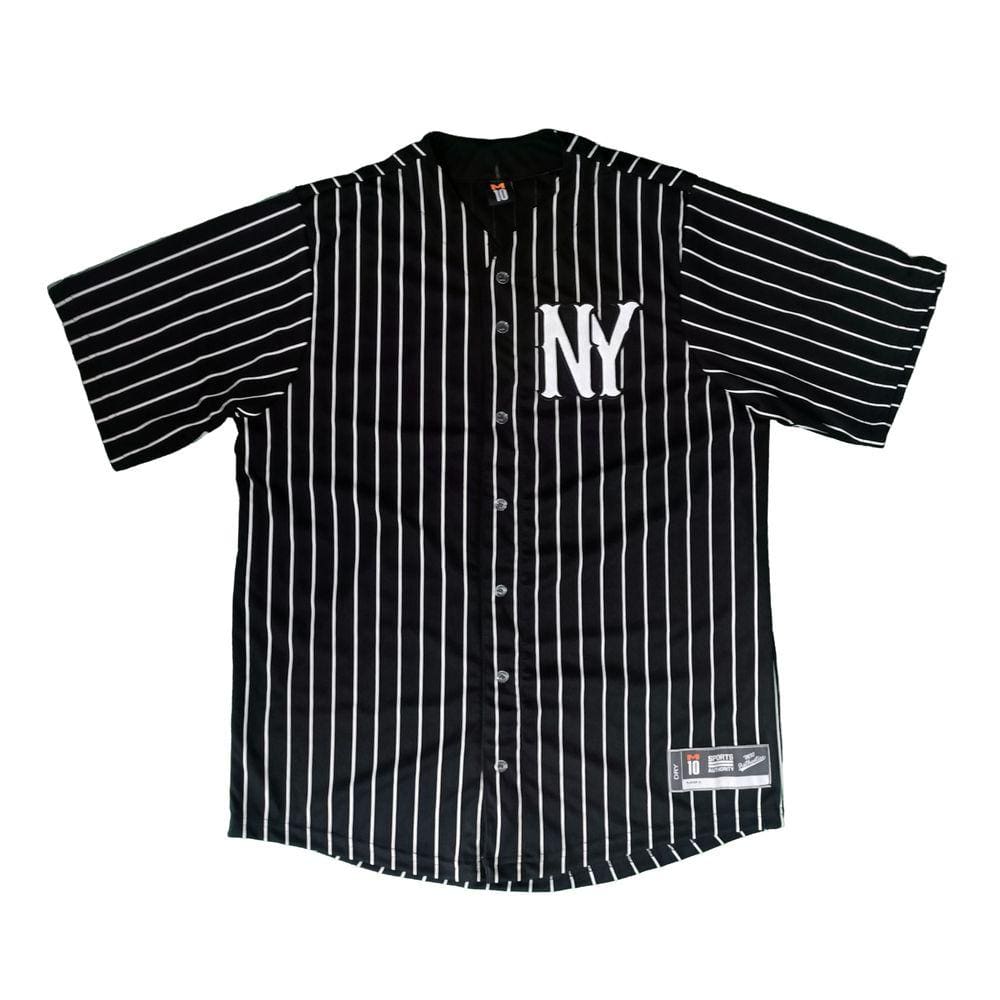 Camisa Baseball Masculina M10 Classic NY Listrado