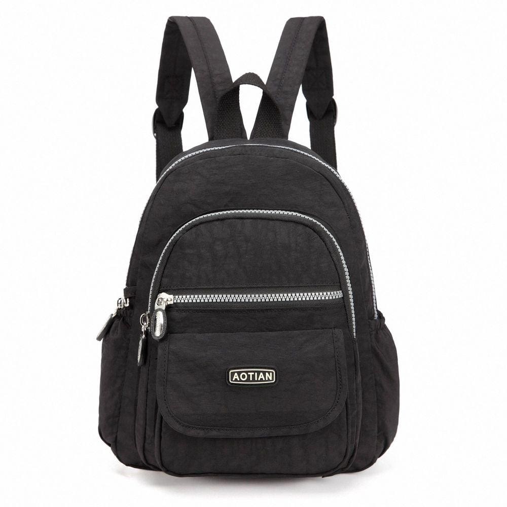 Mochila AOTIAN Mini Nylon para mulheres, casual, leve e pequ
