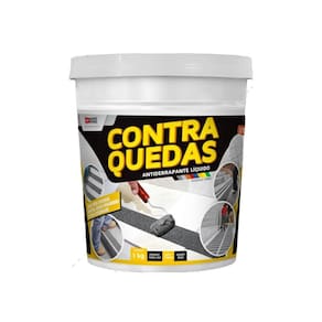 Tinta Fita Antiderrapante Liquida Preto Contra Quedas 1Kg