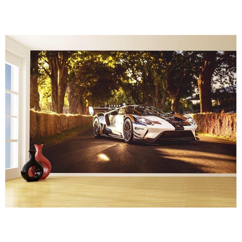 Papel De Parede Carro Ford Gt Esportivo Lemans 3,5M Car79