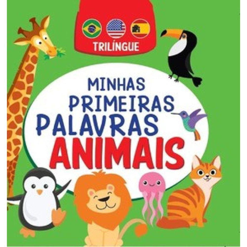 Minhas Primeiras Palavras Animais Trilíngue