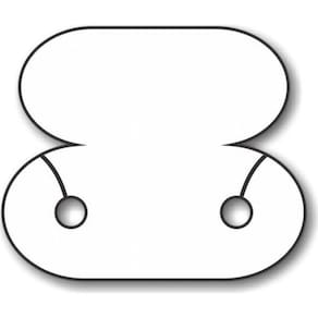 Etiqueta Brinco Bijuteria Jóia Fix Nº06 18X15Mm C/1000