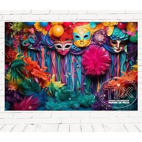 Fundo Fotográfico Em Tecido Cenario Carnaval - 220X178