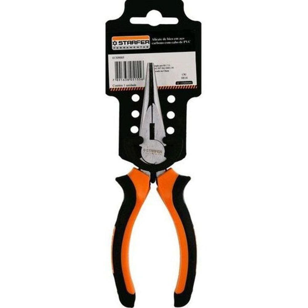 Alicate De Bico Meia Cana 6Pol  152Mm  Pvc Starfer