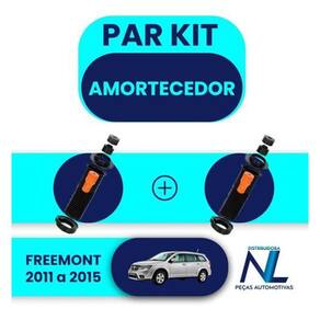 Par Kit Amortecedor Traseiro Fiat Freemont A 2015