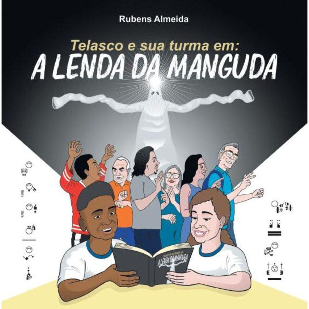 Telasco e sua turma em: A LENDA DA MANGUDA - Recontada em libras (linguagem de escrita Sutton SignWriting)