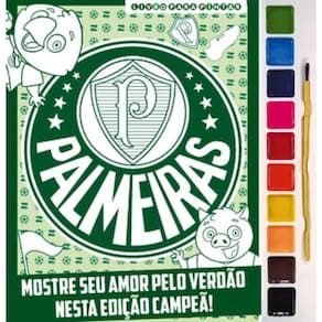 Palmeiras Livro Para Pintar Com Aquarela