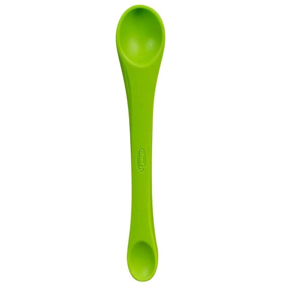 Espátula Colher Ponta Dupla Cozinha Multiuso Verde Chef`N