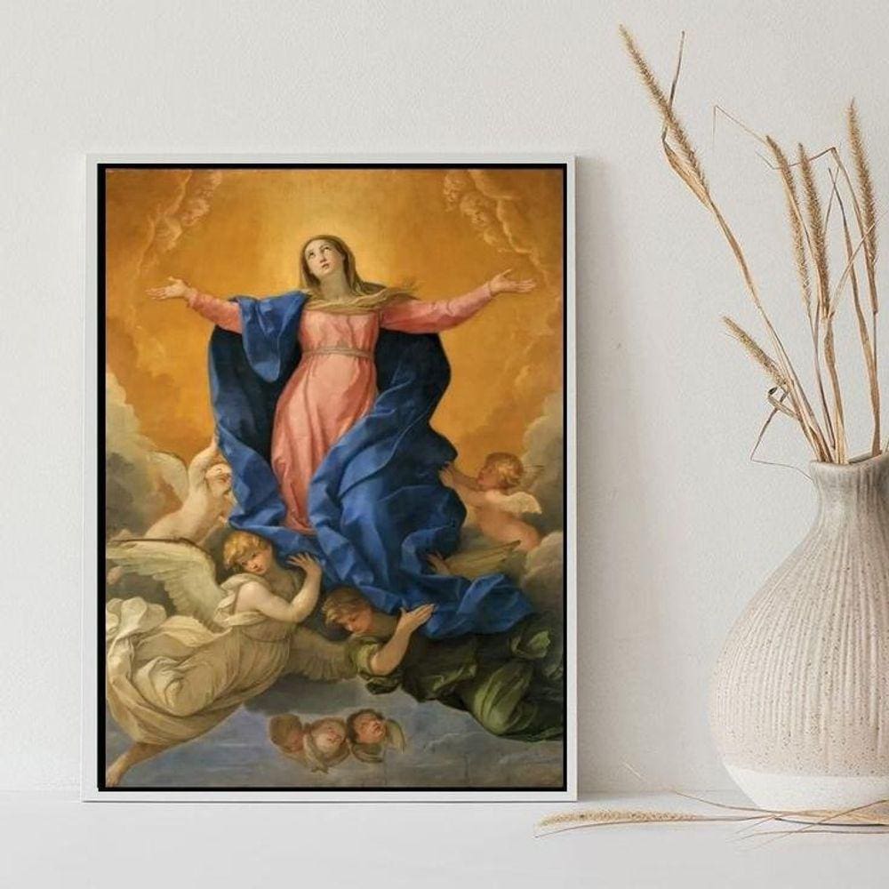 Quadro Decorativo Nossa Senhora Da Glória 33X24Cm