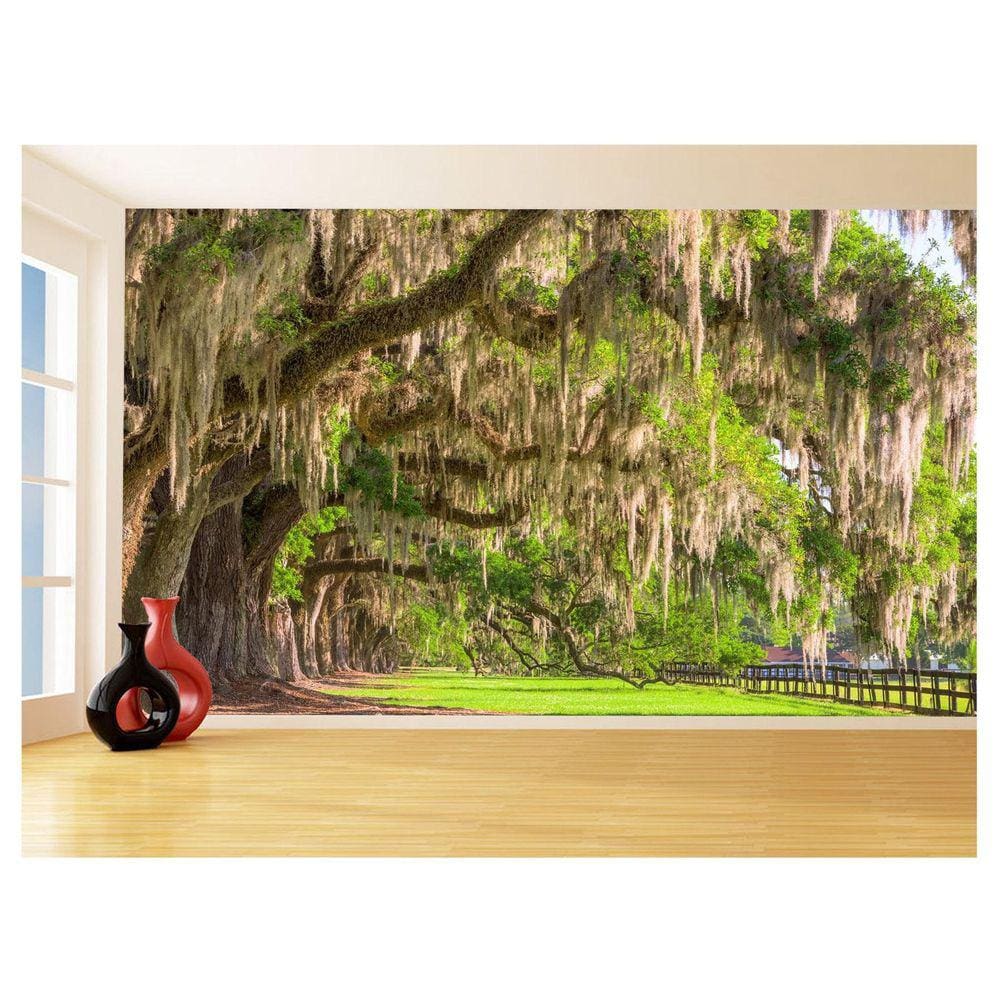 Papel De Parede 3D Estrada Caminho Paisagem 3,5M Nes121