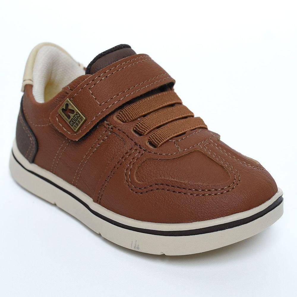 Tênis Infantil Klin Flyer Mini Menino - Caramelo