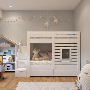 Beliche Infantil Star Plus com Janela Branco - Casatema