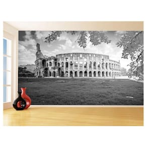 Papel De Parede 3D Cidade Antiga Italia Coliseu 3,5M Cda69