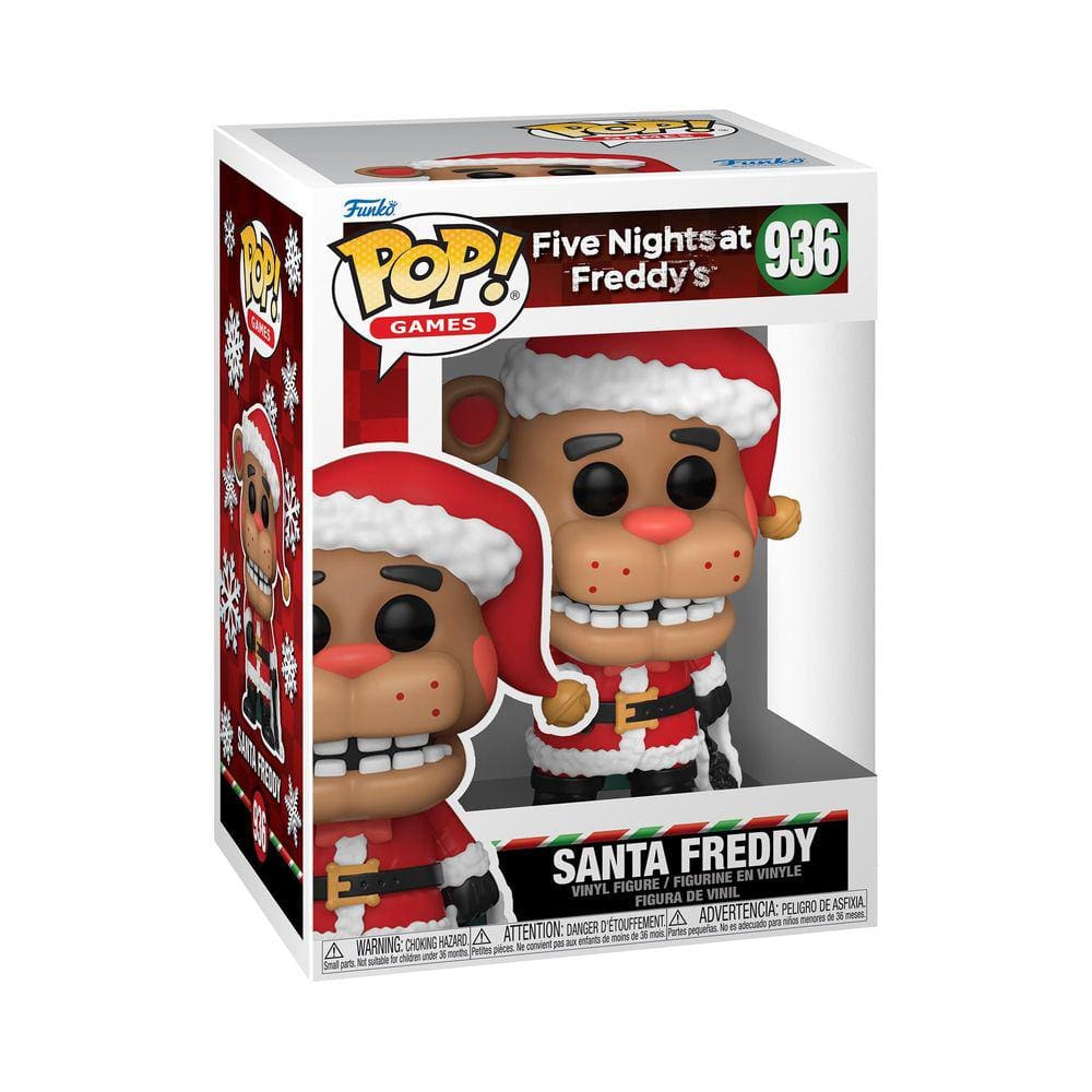 Boneco de ação Funko Pop! Jogos Five Nights at Freddy`s Santa