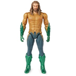 Boneco de ação Aquaman de 12 polegadas com estilo de filme da DC Comics