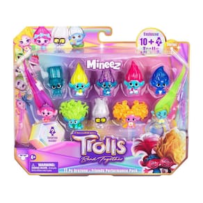 Figuras colecionáveis Trolls DreamWorks se unem juntos, Mineez