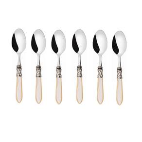 Colheres Sobremesa Aladdin Bugatti 6 Peças Aço Inox