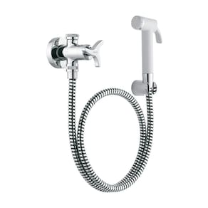 Ducha Higiênica Docol Trio 502506 com Registro e Derivação Branca / Cromada
