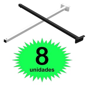 08 SUPORTES REFLETOR FACHADA BANNER BRAÇO 50cm 08 Cj