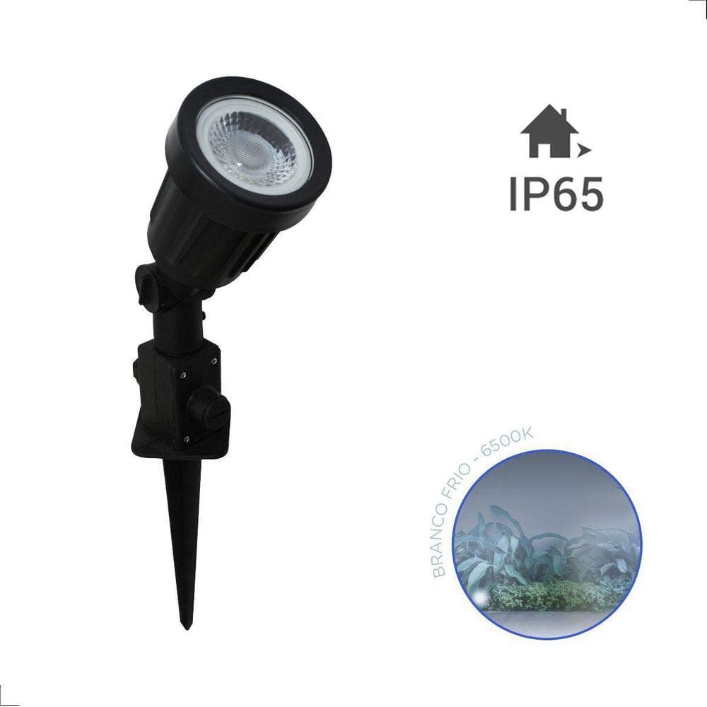 Espeto Jardim Led 6500K Ip65 Externo Á Prova D`Agua 5W Opus