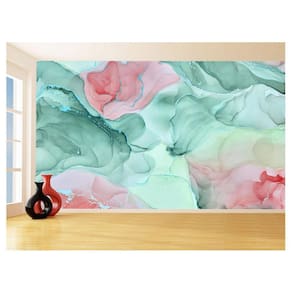 Papel De Parede 3D Estilo Marmore Tintas Cores 3,5M Mbr152