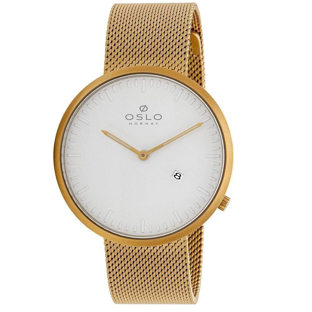 Relógio Oslo OMGSSS9U0007 B1KX Tamanho M Dourado Aço Unissex
