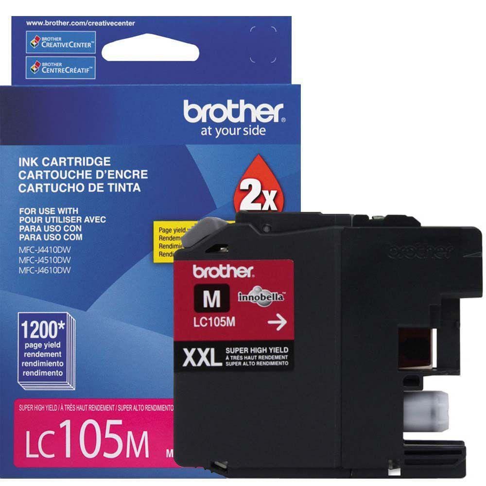 Cartucho Brother LC 105 M Magenta Alto Rendimento