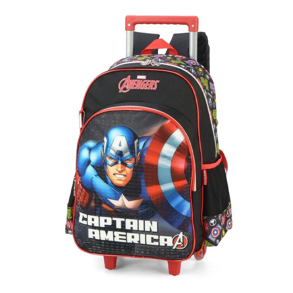 Mochila com Rodas Capitão América Maxlog