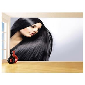 Papel De Parede 3D Salão De Beleza Corte Cabelo 3,5M Slb20