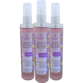 Kit 3 Body Splash Desodorante Colônia Ameixa 130Ml