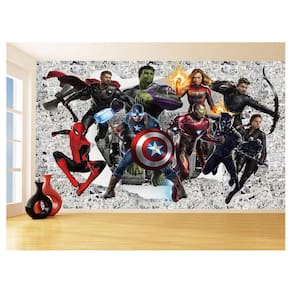 Papel De Parede 3D Heróis Página Quadrinhos Hq 3,5M Nhma269