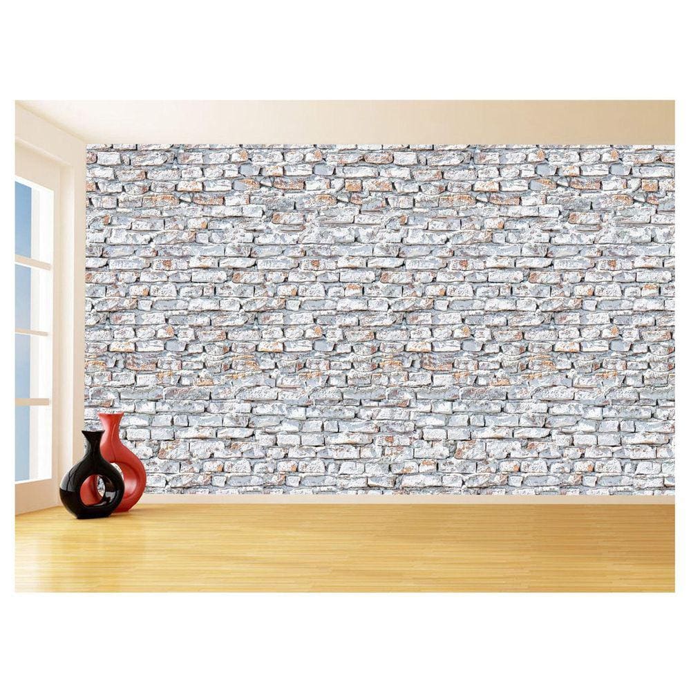 Papel De Parede 3D Tijolo Sala Tijolinho Vista 3,5M Xbr12