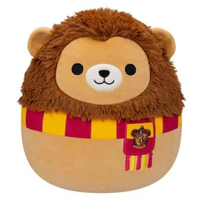 Squishmallows de pelúcia Harry Potter Gryffindor Lion de 10 polegadas