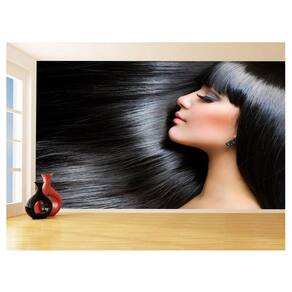 Papel De Parede 3D Salão De Beleza Corte Cabelo 3,5M Slb33