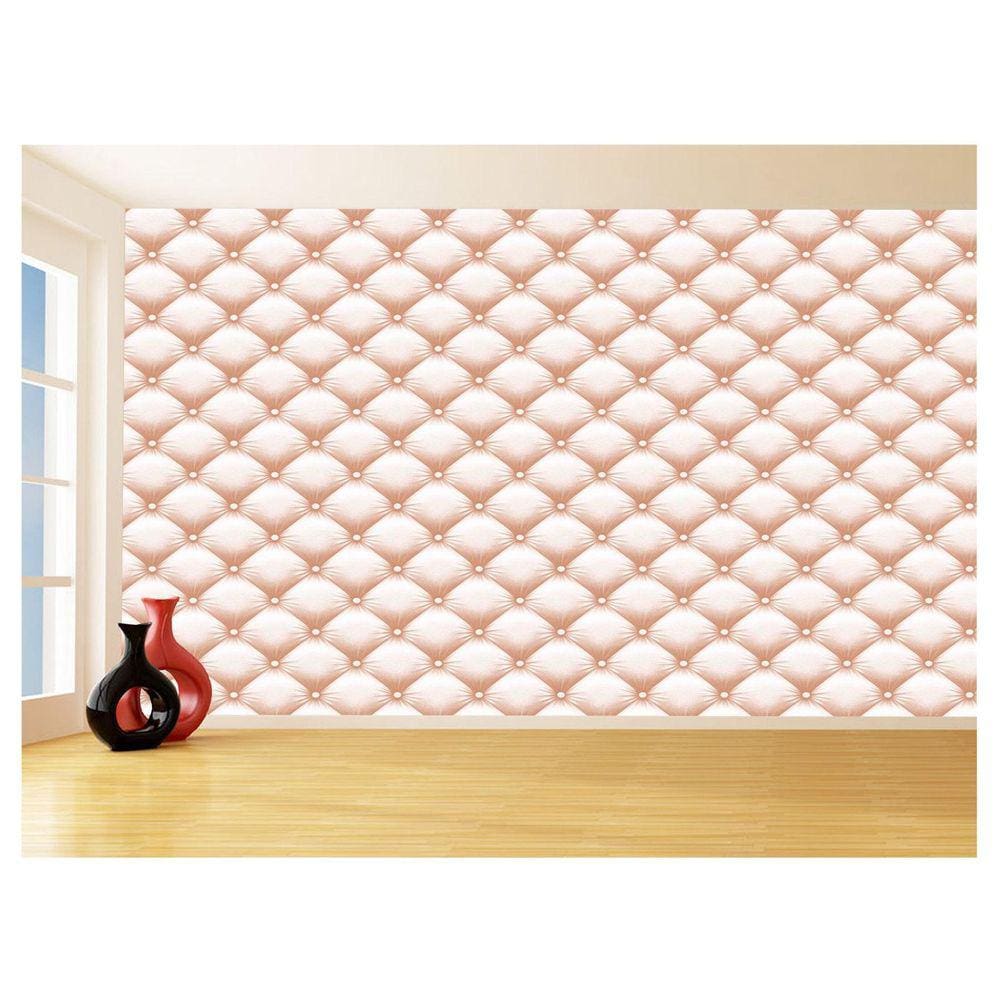 Papel De Parede 3D Estilo Tecido Capitonê Cores 3,5M Tcp12
