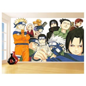 Papel De Parede Anime Naruto Mangá Desenho Art 3,5M Nrt29