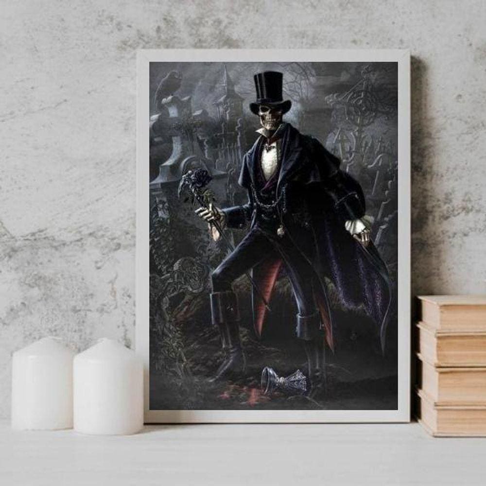Quadro Sinto Muito Me Perdoe- Folhas 45X34CmVidro Preta