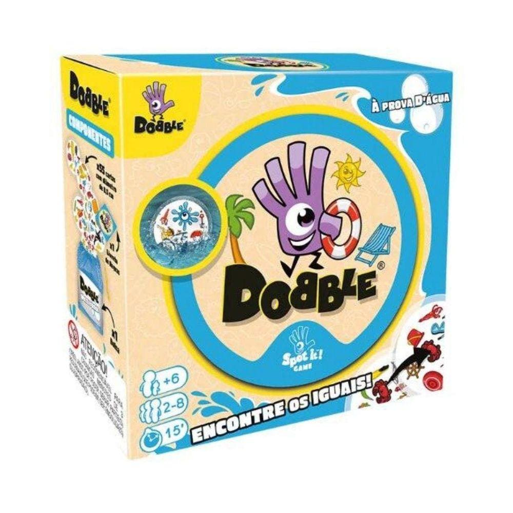 Jogo De Cartas Dobble: À Prova D`Agua Eco-Sleeve - Galápagos