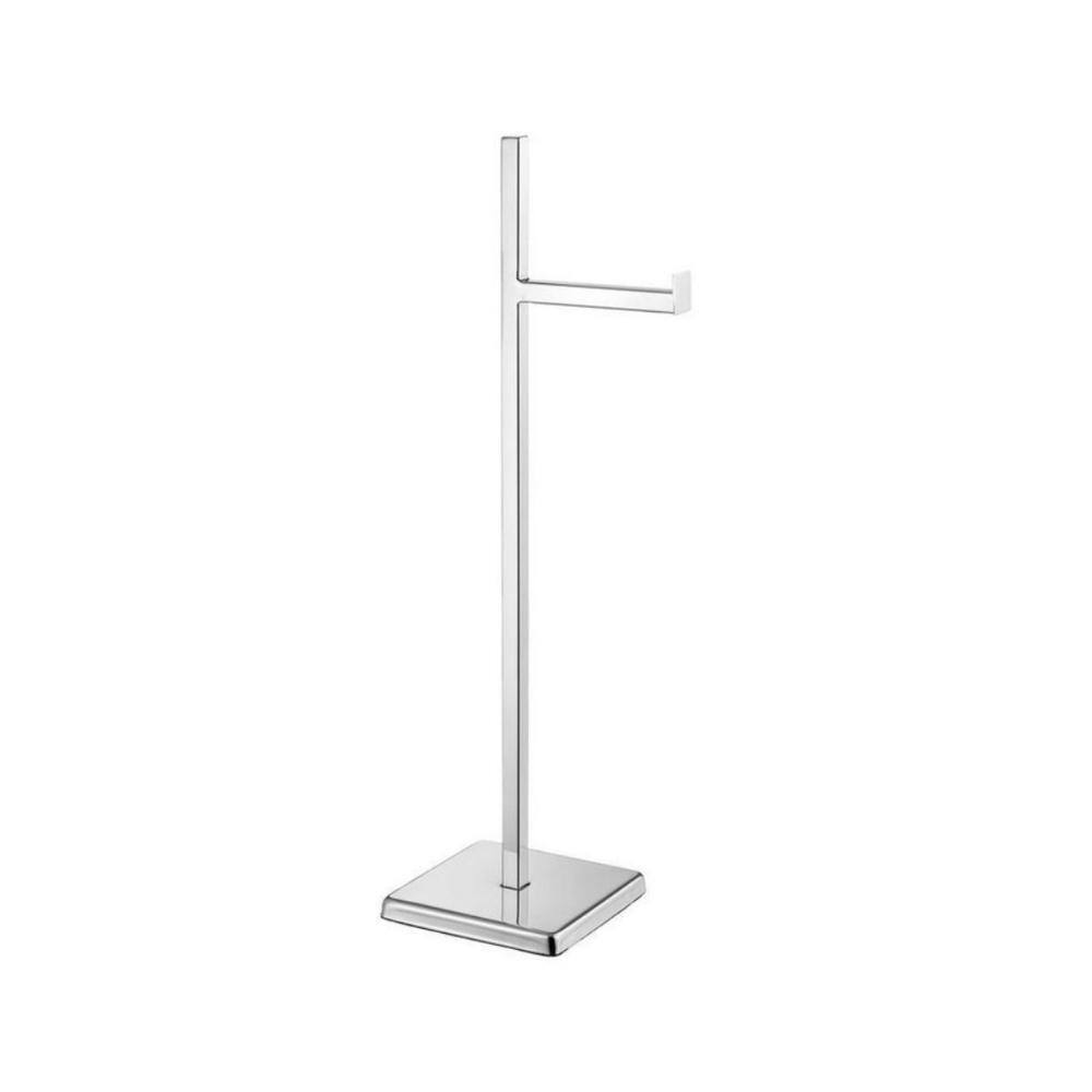 Papeleira de Chão Rodinox Aço Inox 58mm 1 Suporte Cromado