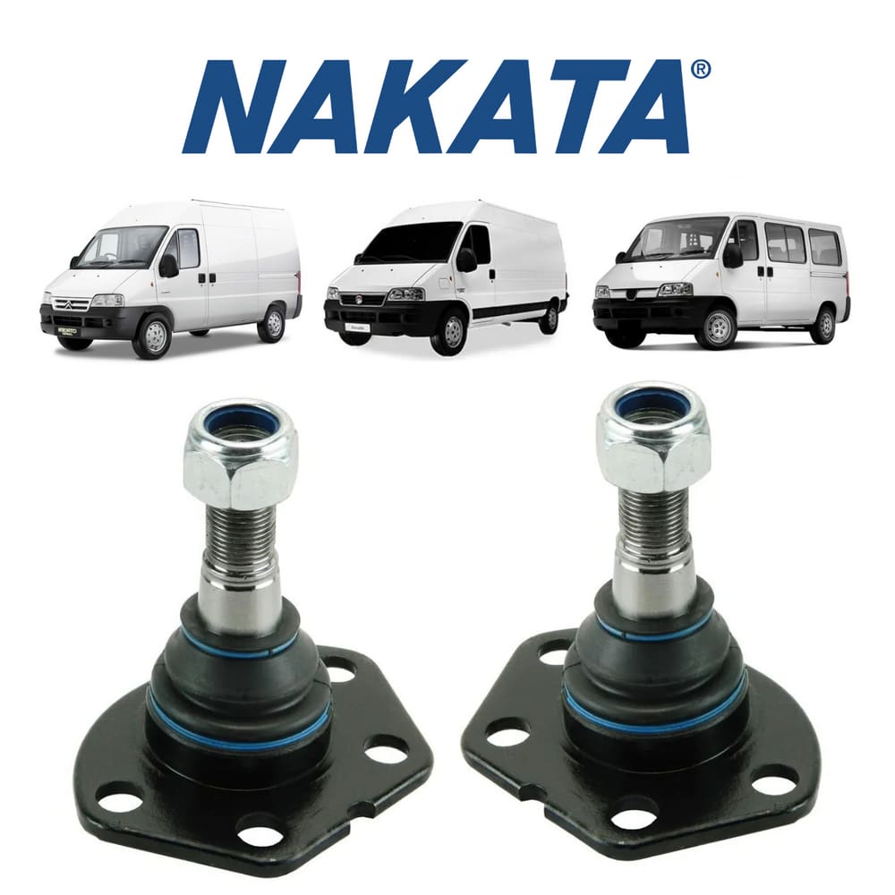 Par Pivô Suspensão Dianteira Esquerda+Direita Nakata Peugeot Boxer 1998 A 2017