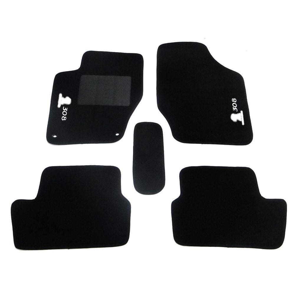 Jogo De Tapete Automotivo P 308 Carpete Base Pinada