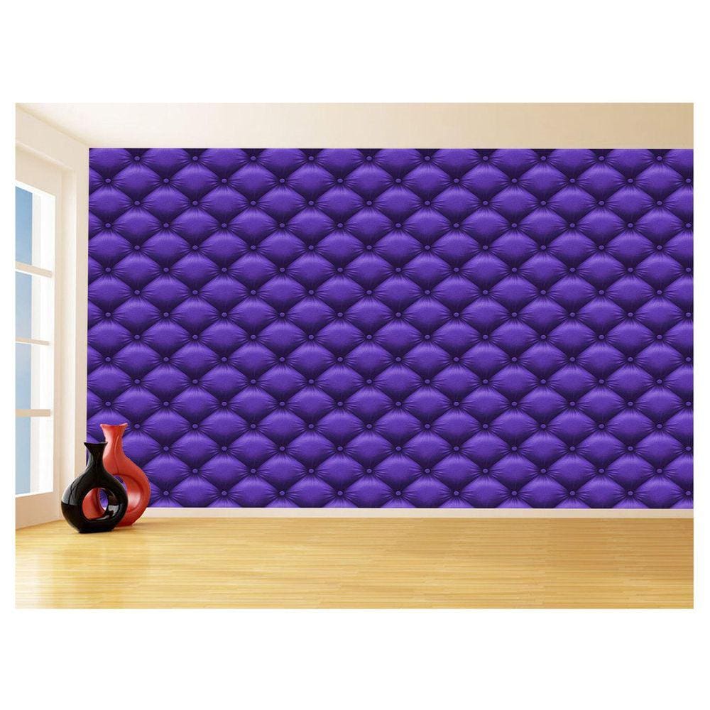 Papel De Parede 3D Estilo Tecido Capitonê Cores 3,5M Tcp52