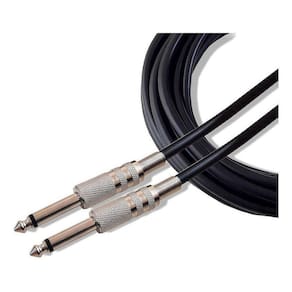 Cabo Guitarra Violão Preto P10 X P10 Mono 3 Metros