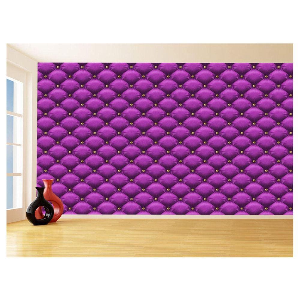 Papel De Parede 3D Estilo Tecido Capitonê Cores 3,5M Tcp143