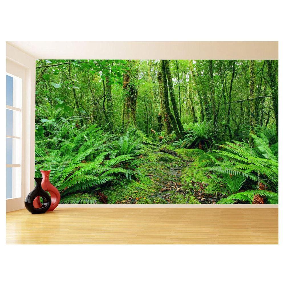 Papel De Parede 3D Estrada Caminho Paisagem 3,5M Nes116