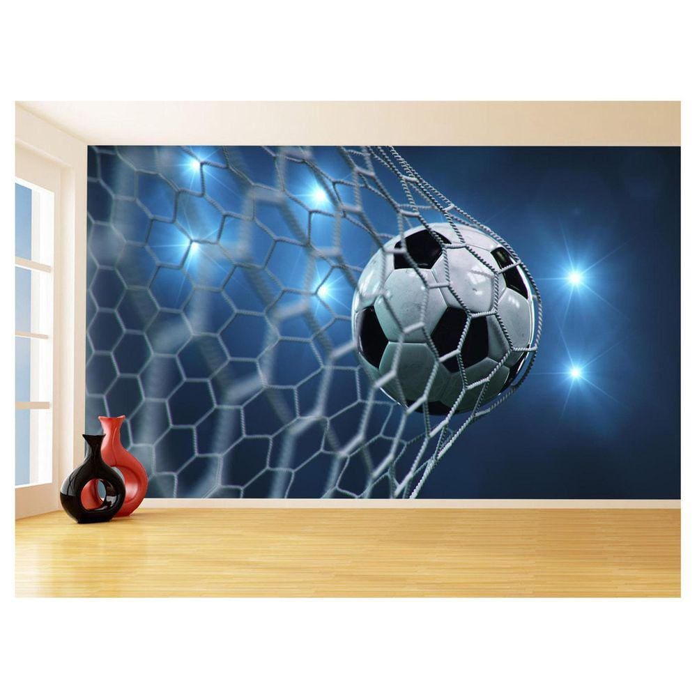 Papel De Parede 3D Esporte Estádio Gramado Campo 3,5M Spt75