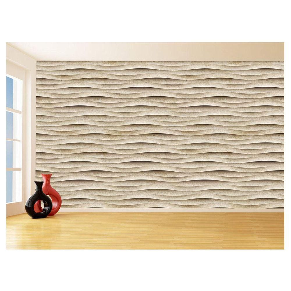 Papel De Parede 3D Pedras Sala Quarto Cozinha 3,5M Stn08