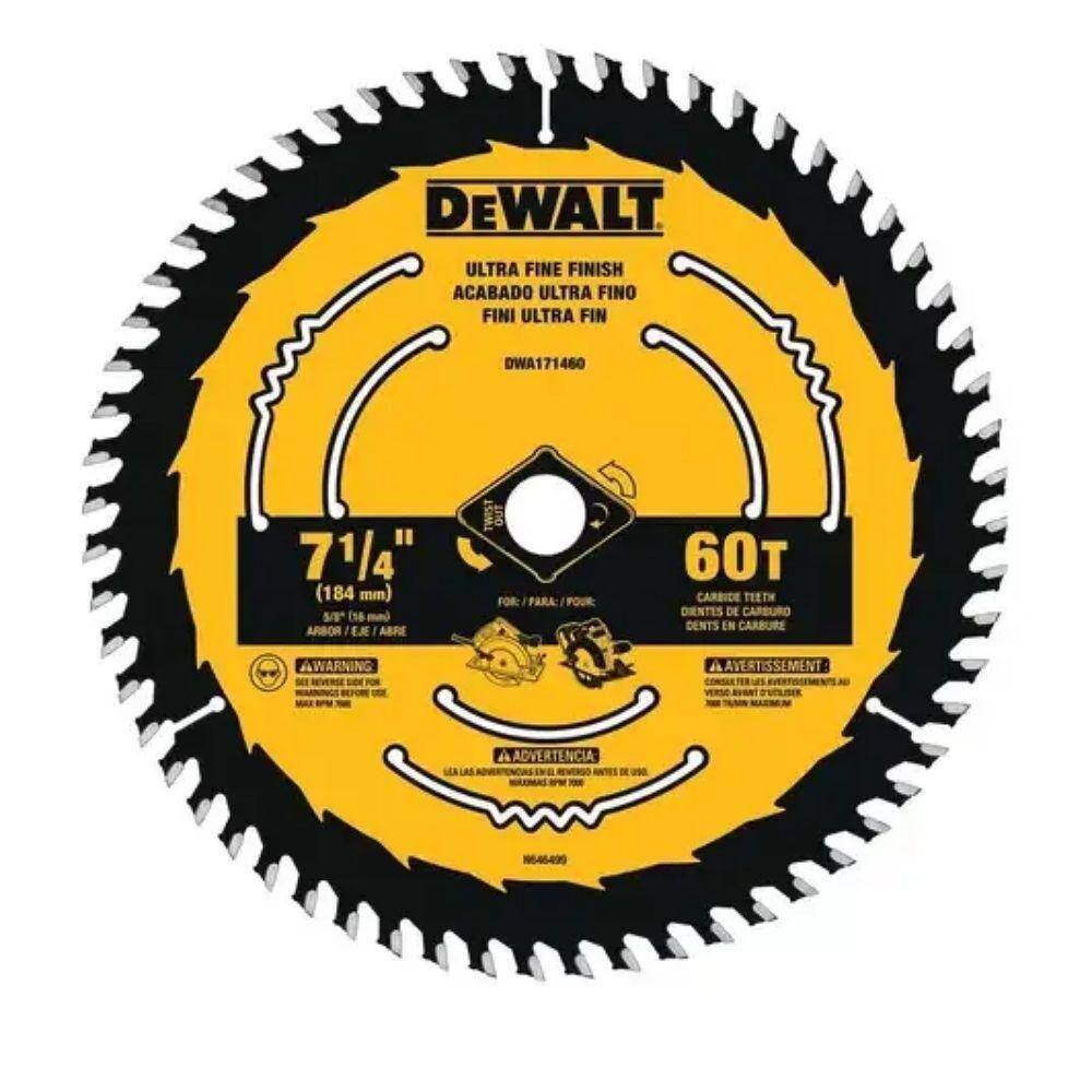 Disco Serra Circular P- Madeira 7 1-4" 60d Dwa171460 Dewalt