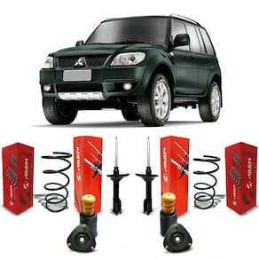 2 Amortecedor Kit Coxim Mola Dianteira Pajero Tr4 2011 12 13