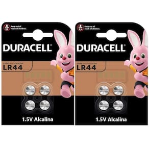 Kit 8 Pilhas Duracell LR44 A76 PX76A V13GA